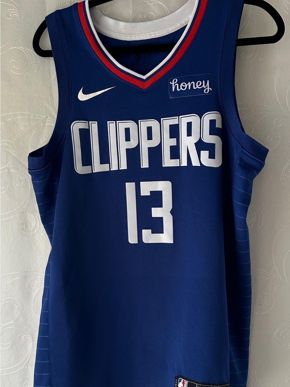 Nike Royal Blue Clippers #13 Basketball Jersey - Picture 4 of 5